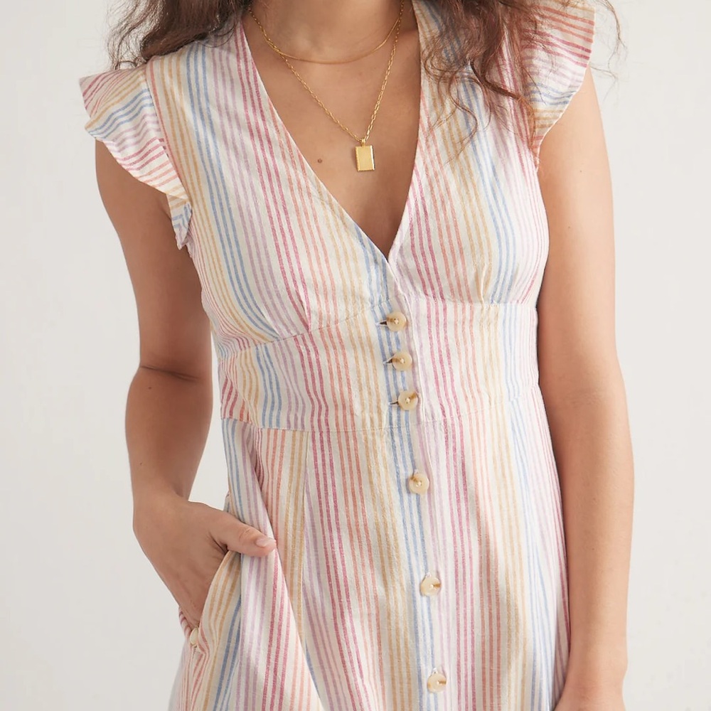 Marine Layer Camila Midi Dress, Size Medium